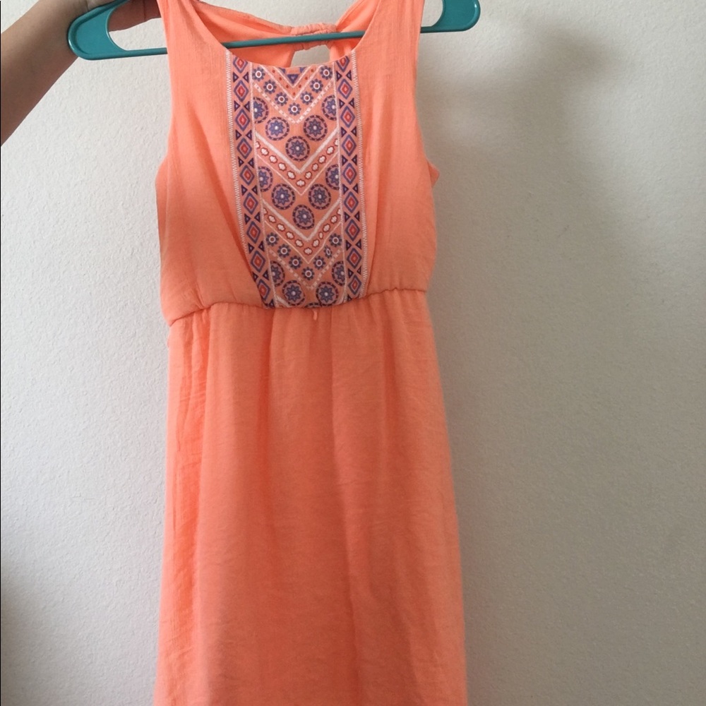 Orange dress